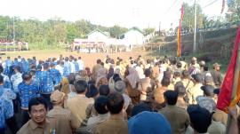 UPACARA PENGIBARAN BENDERA DALAM RANGKA HUT KEMERDEKAAN RI KE 77